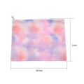 UNIQ Custom Cosmetic Bag Makeup Tie dye Cotton Cosmetic Pouch Bags with Printed Custom Logo